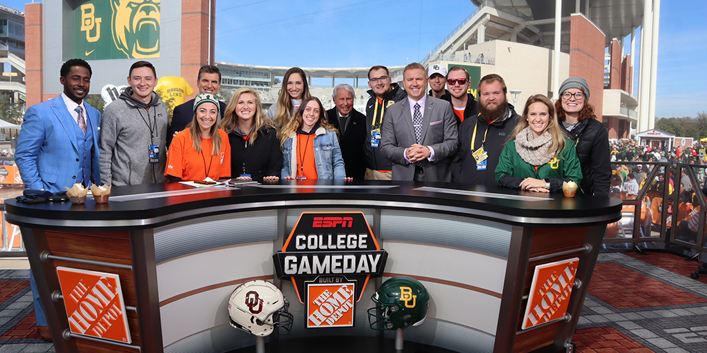 Sport Management students at Game Day